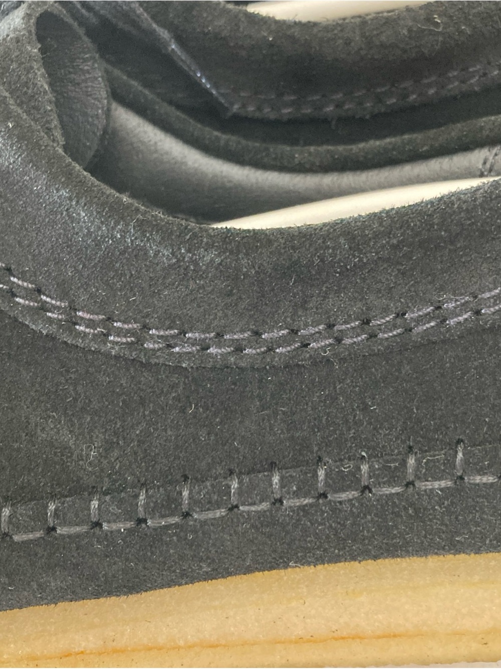Clarks Women’s Weaver Black Suede Lace-Up Casual Shoes 8.5M - Picture 5 of 14
